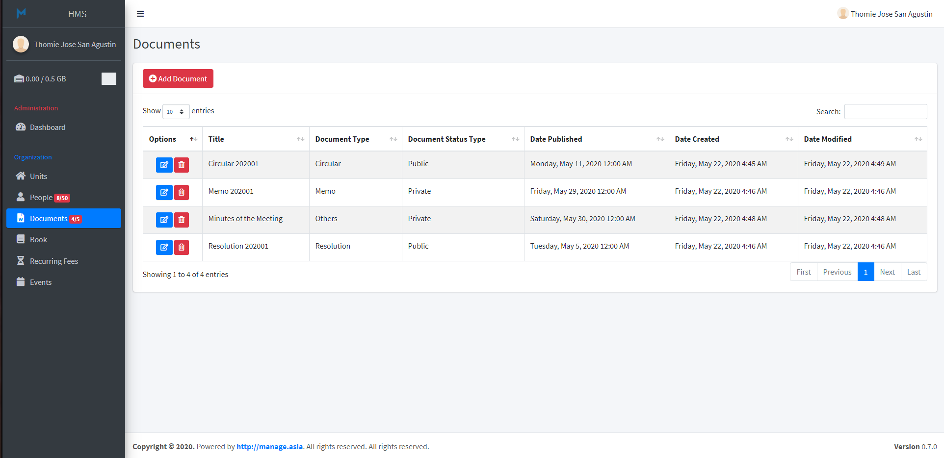 Hms Task Menu Feature Focus – Documents – HMS